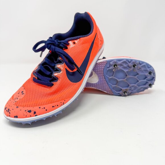 Nike Zoom Rival D 10 ‘Bright Mango' Track SPIKES Running Shoe Women's Size 5 - Picture 1 of 11